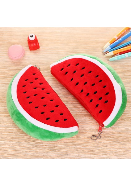Çocuk Karpuz Kalem Kılıfı, Büyük Kapasiteli Kawaii Peluş Kalem Çantası, Çocuk Kozmetik Çantası, Hediye, Okul Malzemeleri, Kırtasiye (Yurt Dışından) fiyatları