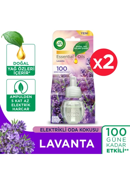 Air Wick Elektrikli Oda Kokusu Yedek Lavanta x 2