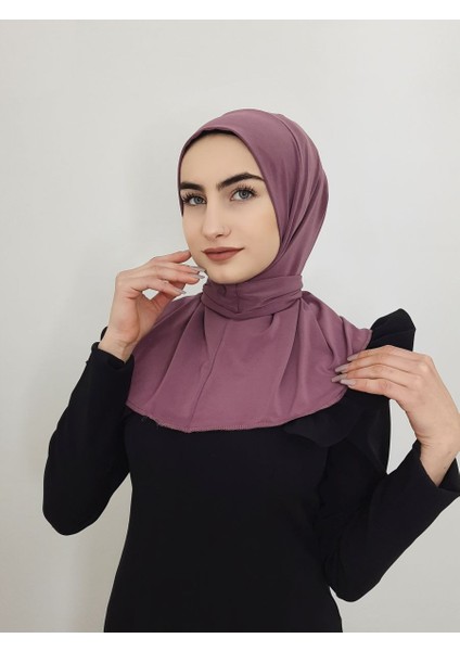 Cıtcıtlı Hazır Eşarp Şal Hijap Leylak Renk