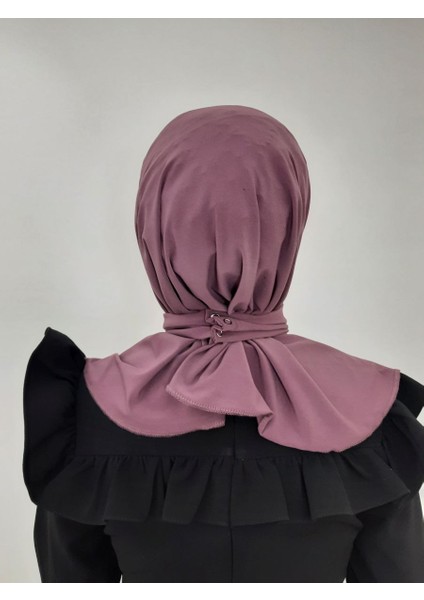 Cıtcıtlı Hazır Eşarp Şal Hijap Leylak Renk