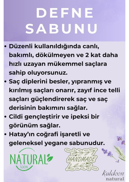 Defne Şeffaf Transparan Sabunu 90 G