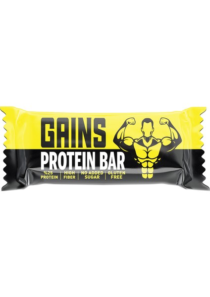 Gains Whey Proteinli Yer Fıstık Barı 40 gr x 12 Paket