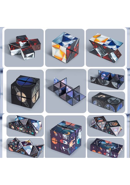 Uzaylı Rubik Küpü Çevrilebilir Çeşitleme - 6 Adet (Yurt Dışından)