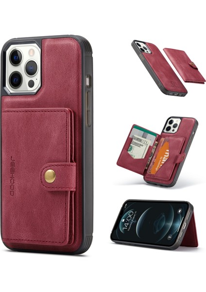 IPHONE14 13 12 11 Için Uygundur Promax Cep Telefonu Kılıfı Koruyucu Deri Kılıf Çıkarılabilir (Yurt Dışından)