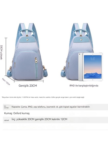 Sırt Çantası Bayan Mini Göğüs Çantası Küçük Sırt Çantası (Yurt Dışından)