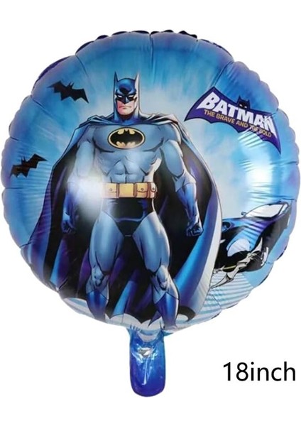 Parti Station Siyah Rakam Balonlu Yarasa Batman Konsept 5 Yaş Doğum Günü Parti Balon Set Batman Tema Parti Set