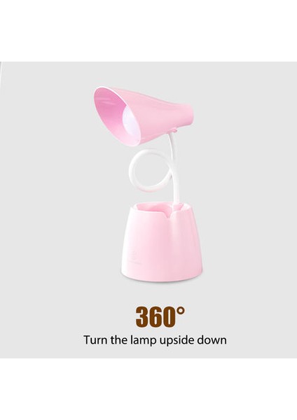 LED Göz Koruma Masası Lambası Çocuk Masası Öğrenci Yurdu Çalışma Üç Renk Ayarlanabilir Göz Koruma Masası Lambası (Yurt Dışından)