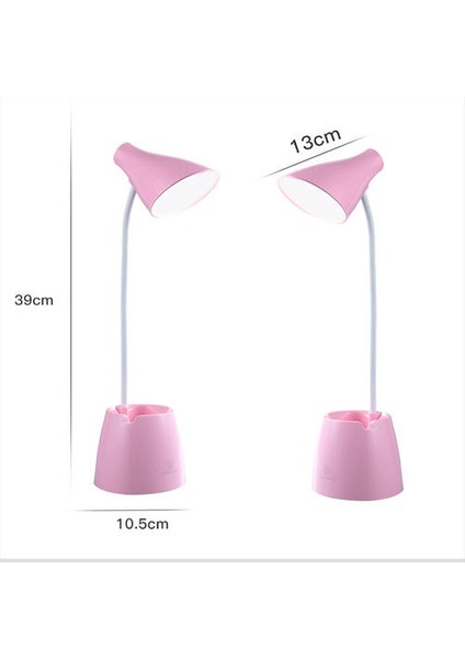 LED Göz Koruma Masası Lambası Çocuk Masası Öğrenci Yurdu Çalışma Üç Renk Ayarlanabilir Göz Koruma Masası Lambası (Yurt Dışından)
