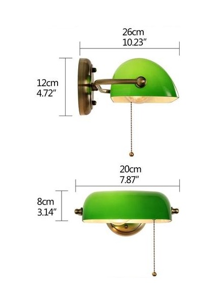 Duvar Lambası Banka Duvar Lambası Otel Konuk Odası Çin Antika Duvar Lambası Yeni Çin Villa Duvar Lambası (Yeşil Patina Lamba Vücut) (Yurt Dışından) modelleri