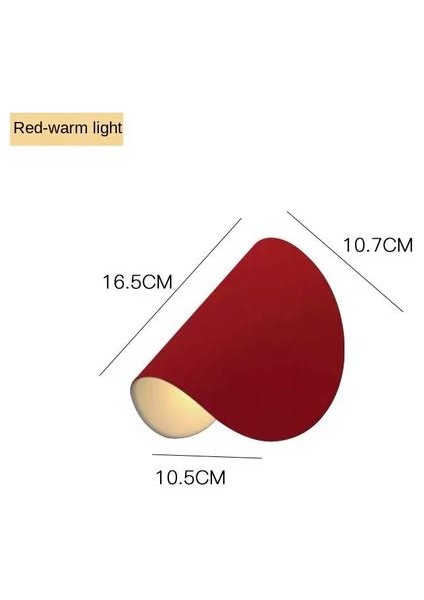 7W Başucu Duvar Lambası Döndürmek LED Yaratıcı Lambalar Duvar Koridor Oturma Odası Yatak Odası Başucu Lambası Kapalı ve Açık | LED Iç Duvar Lambaları (Sıcak Işık) (Yurt Dışından)