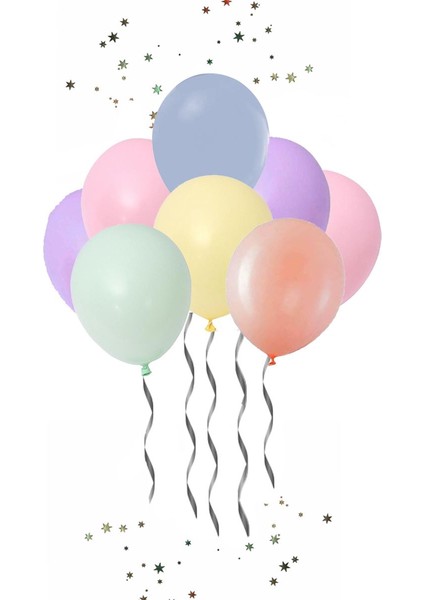 Okyanus Hayvanları Deniz Canlıları 1 Yaş Balon Set Deniz Anası Deniz Atı Happy Birthday Balon Set