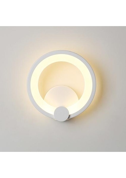 Yaratıcı LED Duvar Lambası Yatak Odası Başucu Akrilik Duvar Lambası Oturma Odası Balkon Merdiven Koridor Koridor Dekoratif Lambalar (Sıcak Beyaz) (Yurt Dışından) fiyatları