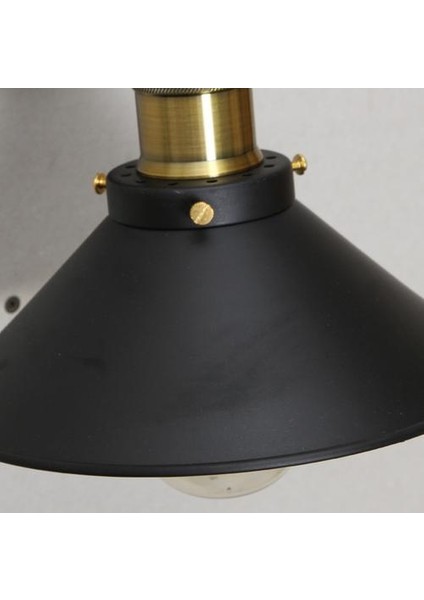 LED Duvar Işık Retro Loft Endüstriyel Duvar Lambası Siyah E27 Vintage Aplikler Duvar Lambası Endüstriyel Aydınlatma Armatürü Kapalı (Yurt Dışından)