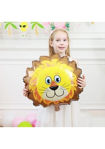Safari Konsept Balon Seti 7 Yaş Safari Jungle Parti Doğum Günü Balon Karşılama Set Yeşil Rakam Balon modelleri