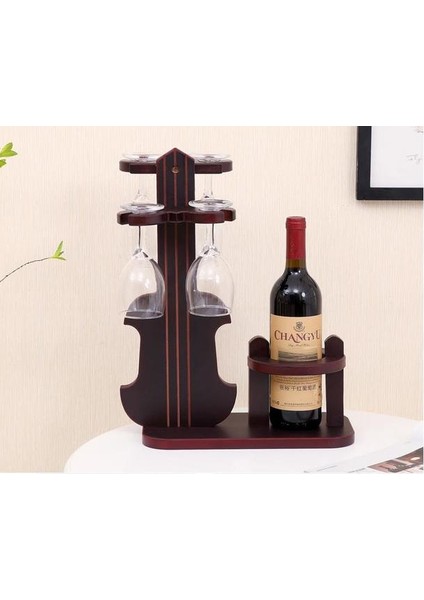 Yaratıcı Ahşap Şarap Rafı Şarap Cam Raf Goblet Raf Baş Aşağı Şarap Cam Raf Şarap Şişesi Raf Şarap Rafı Dekorasyon Home | (Yurt Dışından)