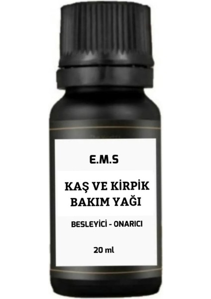 Kaş ve Kirpik Bakım Yağı 20 ml Besleyici Onarıcı Dökülme Karşıtı. Doğal Kaş ve Kirpik Bakım Yağı