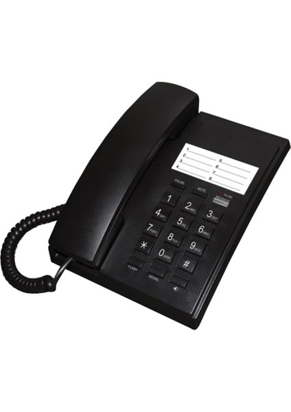 ST-361 Kablolu Ekransız Telefon (Siyah*beyaz)