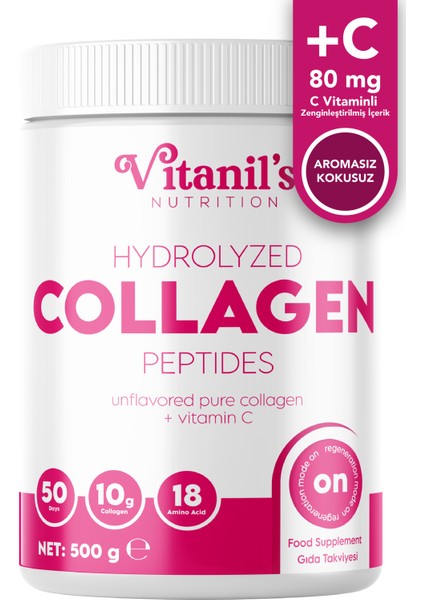 Collagen Peptides - 500g fiyatları