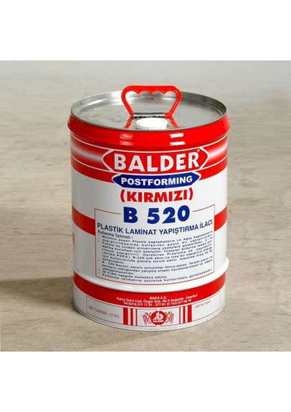 Postforming Kırmızı 12 Lt