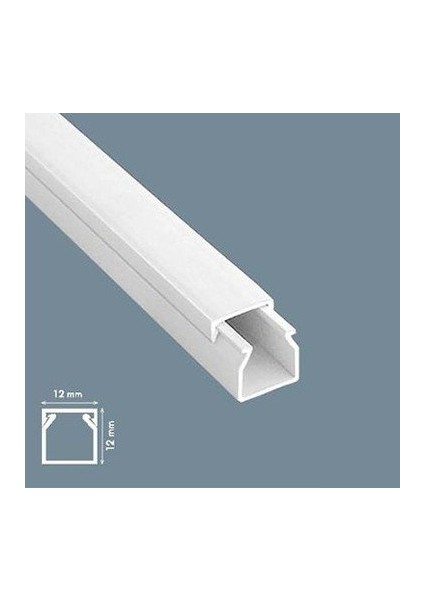 60X40 Yapışkansız Kablo Kanalı 40 Metre