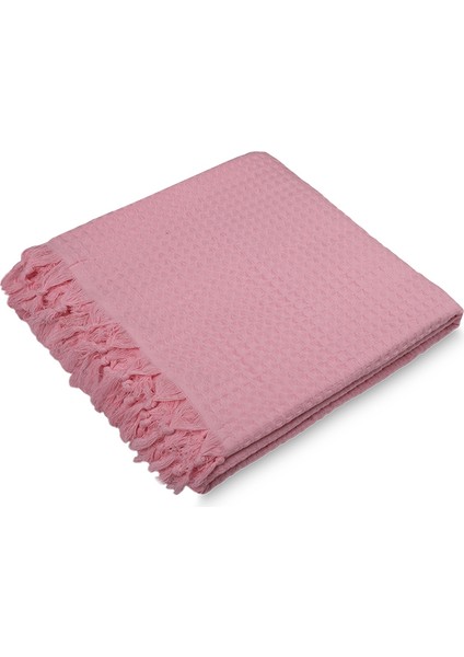 Waffle Tek Pike Pembe Çift Kişilik