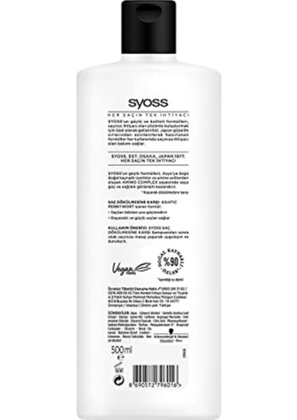 Saç Dökülmesine Karşı Saç Bakım Kremi 500 Ml