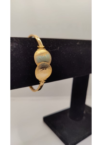 22 Ayar Çeyrekli Kelepçe Bilezik 13 gr Yatırım Amaçlı Şık Tasarım fiyatları