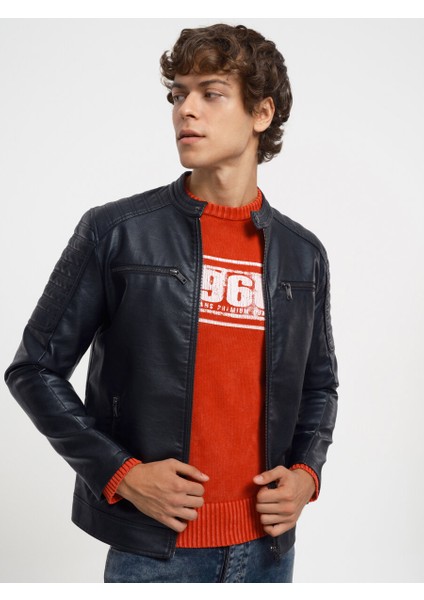 Regular Fit Erkek Mont Pu