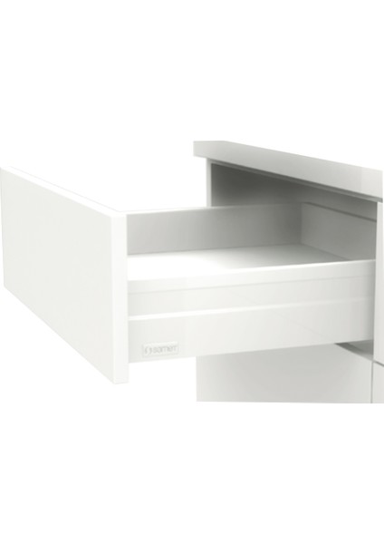 Alphabox 30 cm Frenli Yanaklı Ray Gri 18 mm