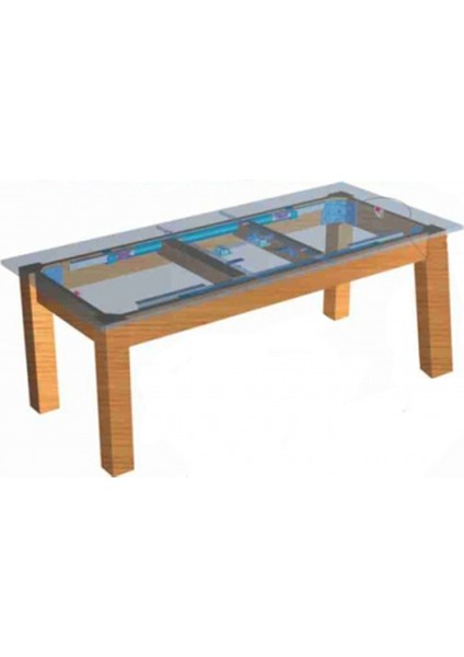 Hmr 88 Galvaniz Çelik Halatlı Masa Rayı Kısa