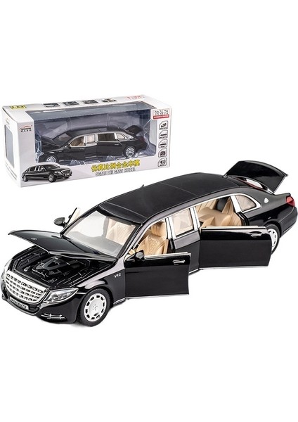 1:32 Genişletilmiş Maybach Alaşım Araba Modeli (Yurt Dışından)