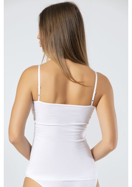 Kadın Ayarlanabilir Ip Askılı Kaşkorse Likralı Pamuklu Atlet modelleri