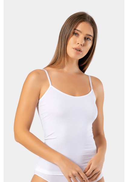 Kadın Ayarlanabilir Ip Askılı Kaşkorse Likralı Pamuklu Atlet fırsatları