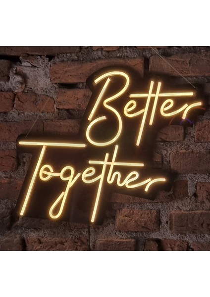 Better Together Neon Ledli Duvar Aydınlatması