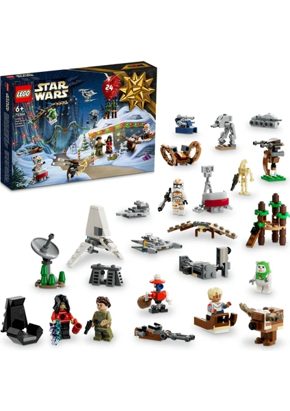 LEGO®  Star Wars™ Yılbaşı Takvimi 2023 75366 - 6 Yaş ve Üzeri İçin Koleksiyonluk Modeller İçeren (320 Parça)