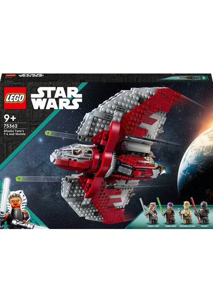 LEGO® Star Wars ™Ahsoka Tano'nun T-6 Jedi Mekiği 75362 - 9 Yaş ve Üzeri Star Wars Hayranı Çocuklar için Yaratıcı Oyuncak Yapım Seti (601 Parça)