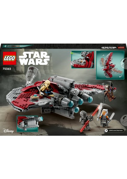 LEGO® Star Wars ™Ahsoka Tano'nun T-6 Jedi Mekiği 75362 - 9 Yaş ve Üzeri Star Wars Hayranı Çocuklar için Yaratıcı Oyuncak Yapım Seti (601 Parça)