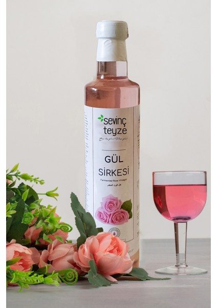 Doğal Fermantasyon Gül Sirkesi 500ml. fiyatları