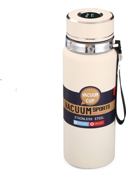 316 Paslanmaz Çelik Spor Su Isıtıcısı Büyük Kapasiteli Erkekler ve Kadınlar Açık Taşınabilir Yalıtım Potu Sapan Potu (Yurt Dışından)