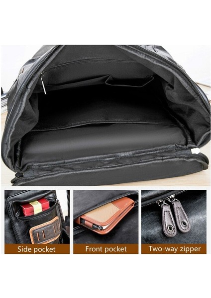 Erkek Okul Çantası Tek Omuz Çantası Çift Omuz Çantası Erkek Sırt Çantası Moda Kore Versiyonu Popüler Seyahat Omuz Sırt Çantası (Yurt Dışından) modelleri