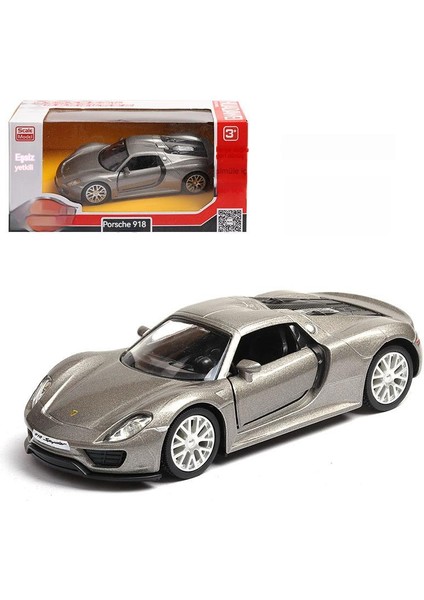 Alaşım Araba Modeli 1:36 Model Spor Araba Pasta Süsleme Araba Porsche 918 (Yurt Dışından)