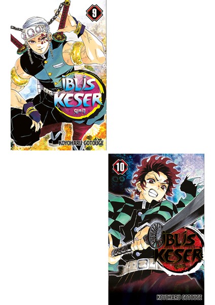 İblis Keser 9-10. Ciltler Manga Seti - Koyoharu Gotouge