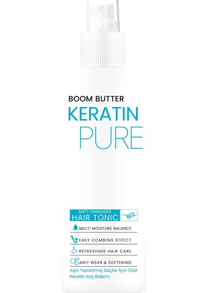 Boom Butter Aşırı Yıpranmış Saçlar Için Keratin Tonik 150ml