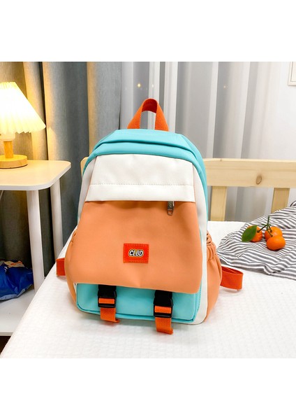 Mini Renk Kontrastı Küçük Taze Öğrenci Sırt Çantası (Yurt Dışından)