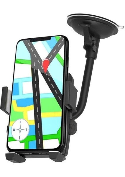 Mobilworld Jopus JO-AT101 Araç Içi Vantuzlu Telefon Tutucu Siyah