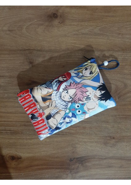 Anime Fairy Tail Desenli Tasarım Kalemlik-Cüzdan