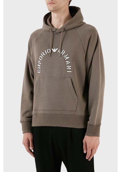Nakış Işlemeli Logolu Kapüşonlu Cepli Regular Fit Pamuklu Sweat Erkek Sweat 6R1ME9 1jwpz 04A8