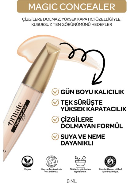 Magic Concealer Kapatıcı Krem (01) Light