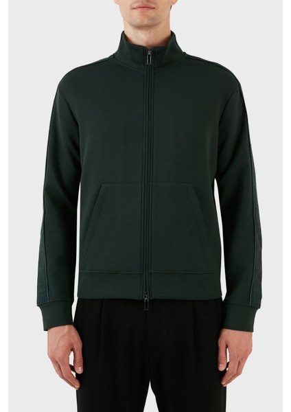 Pamuklu Fermuarlı Kanguru Cepli Dik Yaka Regular Fit Sweat Erkek Sweat 6R1MF1 1jhsz 0565