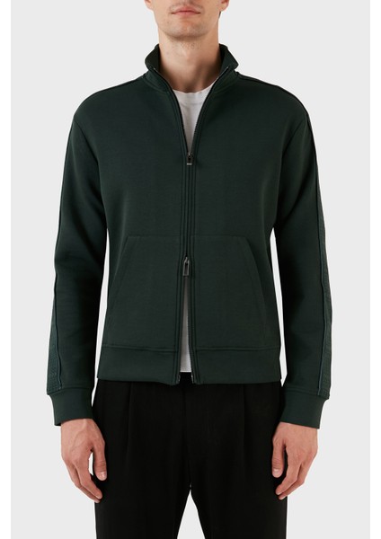 Pamuklu Fermuarlı Kanguru Cepli Dik Yaka Regular Fit Sweat Erkek Sweat 6R1MF1 1jhsz 0565 fırsatları